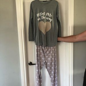 Maternity Pyjama Set - Boohoo - Size 8